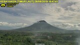 Sinabung Volcano Kebayaken Time Lapse 190828