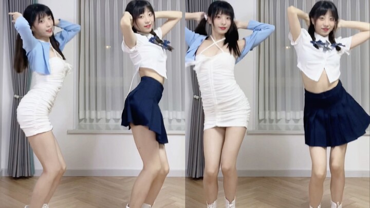 Twins version of Jingle Bells Dance 💗Double elasticity~