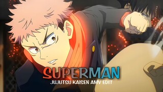 COMBO KEREN YUJI DAN MEGUMI🙀🙀. YUJI AND MEGUMI VS AWASAKA AMV EDIT - SUPERMAN