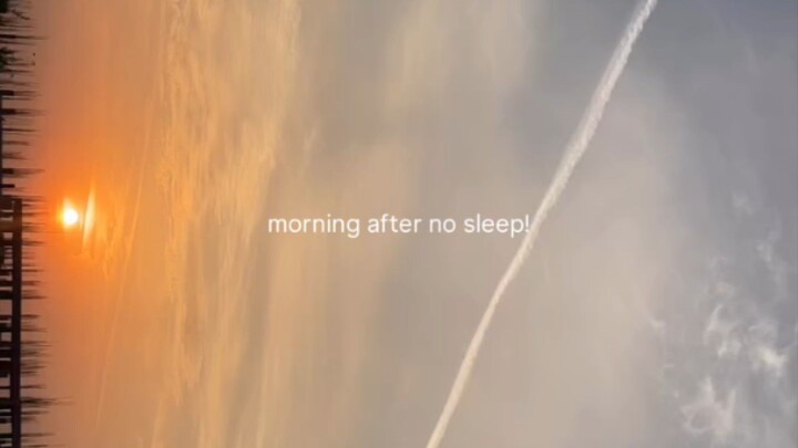 sunrise...