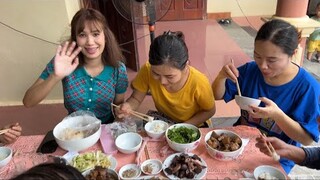 Em Jeab về quê Thăm Con và Ba Mẹ Chồng Việt | Ẩm Thực Vùng Quê Jo Jeab