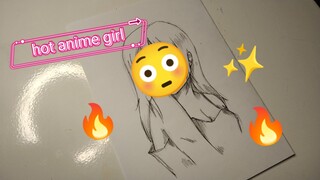 how to draw a hot anime girl 😳💯