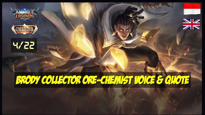 Brody Voiceline skin Kolektornya mobile legends