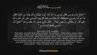 Nabi Musa Alaihisalam berbicara dengan Nabi Adam Alaihisalam