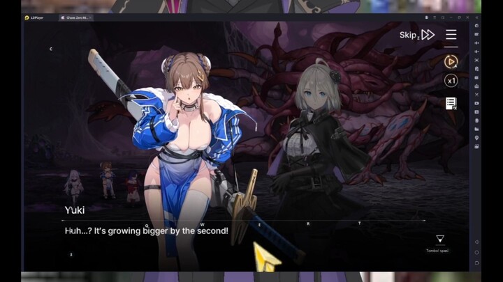 Chaos Zero Nightmare galactic disaster chapter 3 boss battle full version #czn  #stor