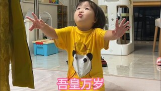 Không dễ để lên ngôi một lần😂😂 #HumanCubs #DadWithBaby #Parent-ChildDayly