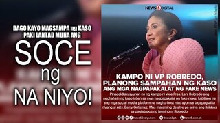 Bago kayo magsampa ng kaso , lantad niyo muna SOCE ng Ina Ninyo! - Mr. Riyoh Next Chapter ™