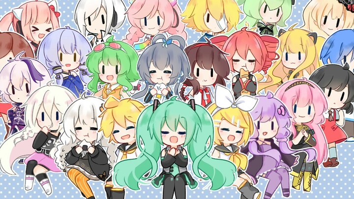 [Pseudo full staff] Colors of virtual singers! Everyone is so cute (＞口＜)