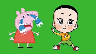 Big Head, why did you hit Peppa Pig?