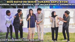 BOS KAYA INI BIKIN TUKANG SAPU SYOK KARENA INI MELAMARNYA, TAPI MALAH DIHINA OLEH MANTAN!! ternyata.