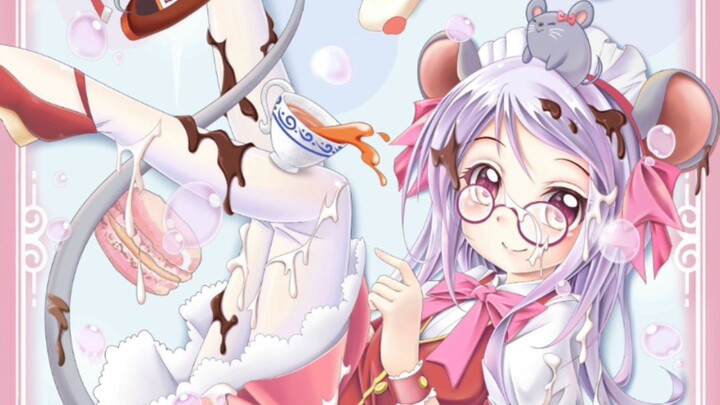 White-silk maid, just how many cream sundaes has the little mouse knocked over?