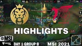 Highlights MAD vs PSG MSI 2021 Day 1 Group B MAD Lions vs PSG Talon