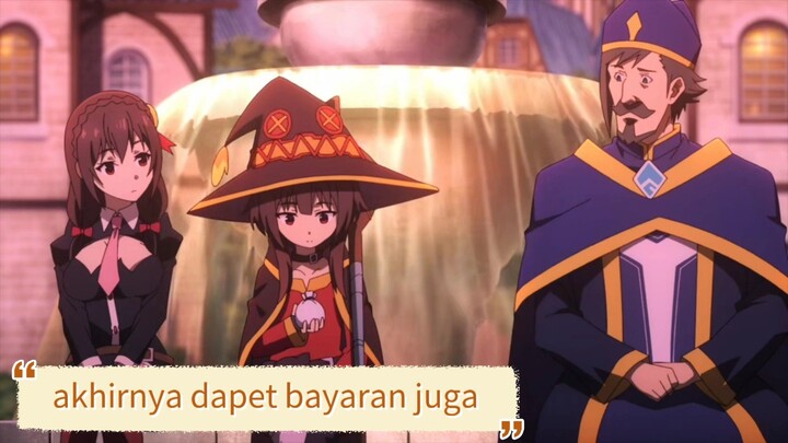 #KompetisiKreasiUnggahan5, Megumin ga sia - sia jadi sales buat bantuin om - om ini