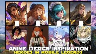 ANIME INSPIRATION OF MLBB HEROES DESIGNS MOBILE LEGENDS DESIGNS INSPIRATIONS FROM ANIME ML TRIVIA!