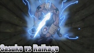 Sasuke vs Raikage