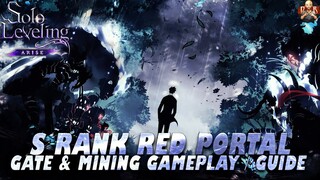 [Solo Leveling: Arise] - FIRST S Rank Red Gate! Gate & Mining Tutorial! What to expect in Global