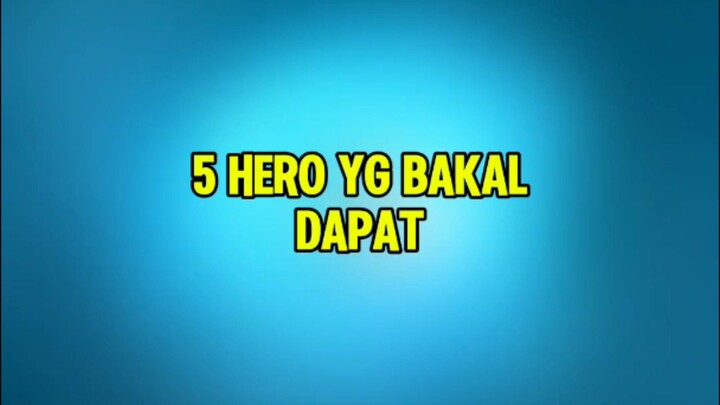 5 Hero yg bakal dapat skin Collab, kalian nunggu yg mana nih ? #skincollabmlbb #mlbbxspongebob #mlbb