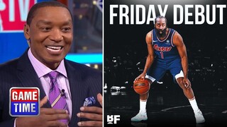 NBA GameTime reacts to 76ers announce big change to starting 5 vs Timberwolves: Harden debut