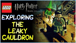 Exploring LEGO Hub Worlds | THE LEAKY CAULDRON & HOGWARTS (LEGO Harry Potter: Years 1-4)