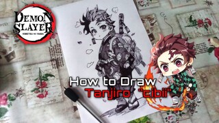 hemmm lucunyee😂, How to Draw Tanjiro cibii😡
