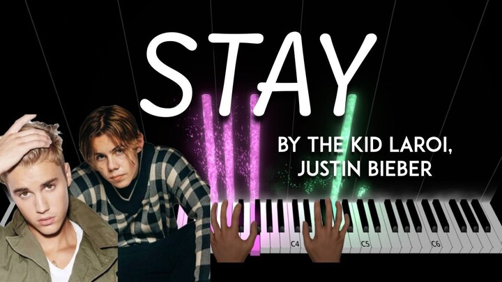 Stay by The Kid Laroi, Justin Bieber piano cover