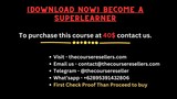 [Download Now] Become a SuperLearner
