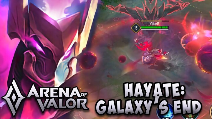 NEW: HAYATE - REDRUM: GALAXY'S END | ARENA OF VALOR | AOV | ROV | LiênQuânMobile | 傳說對決