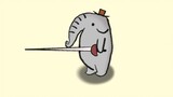 "A Fencing Elephant"