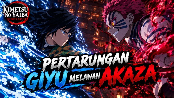 Pertarungan Giyu Melawan Akaza