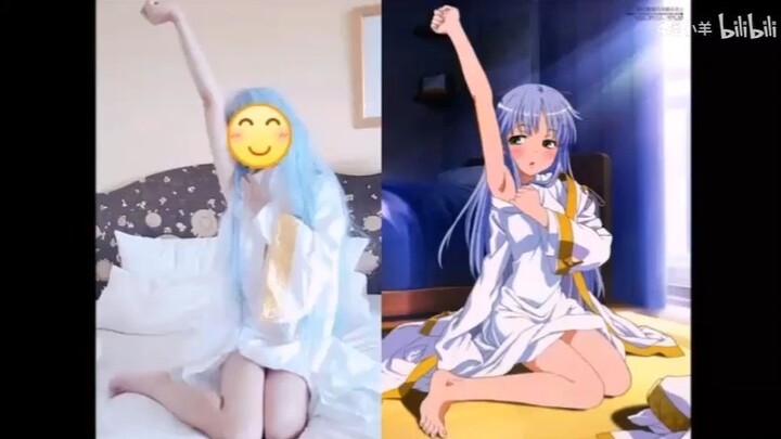 Fourth Sister cosing Index's moves (Please stop asking me to cosplay from the book)