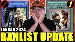 Yu-Gi-Oh! BANLIST UPDATE JANUAR 2024! ENDLICH VERÄNDERUNG!