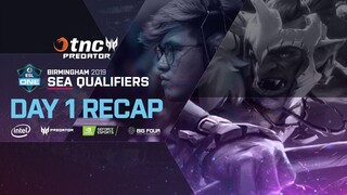 ESL One Birmingham 2019 Southeast Asia Qualifier - TNC Predator DAY 1 RECAP