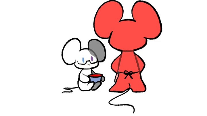 The little mouse just wants to say hi...