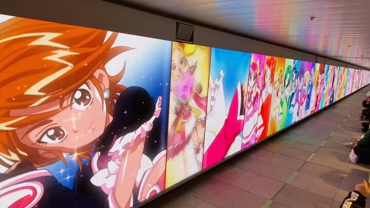 Precure ke-20 Tahun: PV Promosi di Terowongan Bawah Tanah