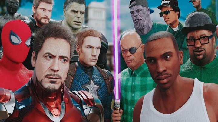 Foreign Player’s Epic Masterpiece: Avengers vs. Grove Street (Marvel vs. GTA: San Andreas) – An Epic