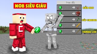 Minecraft Nhưng Mob Siêu Giàu