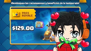 ME COMPRO EL PASS ROYALE POR PRIMERA VEZ - Clash Royale