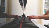 A new version of "Croatian Rhapsody" was covered by a man with piano