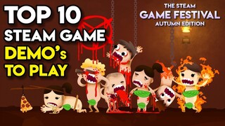 Top 10 Game DEMO's to Play NOW - The Steam Game Festival: Autumn Edition