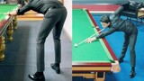 Snooker-Formal leather shoes and black socks, men's hormones