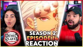 THIS EPISODE BLEW OUR MINDS | Demon Slayer season 2 Episode 14 Reaction