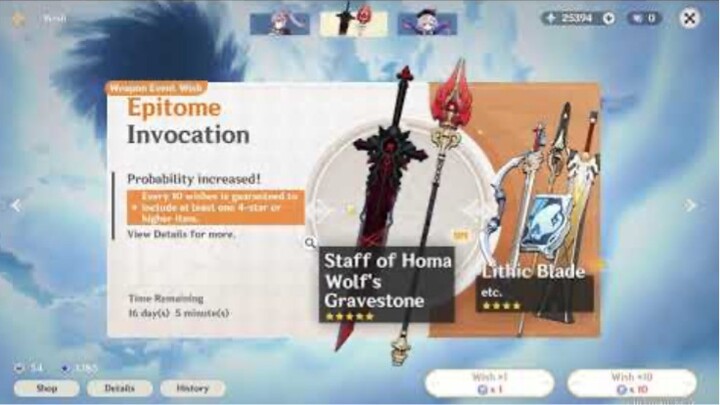 Penjelasan Sistem Pity Di Genshin Impact 1/2