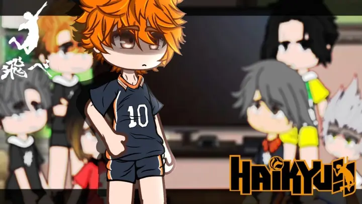 [Reaction to Hinata Shoyo] //haikyuu// gacha club