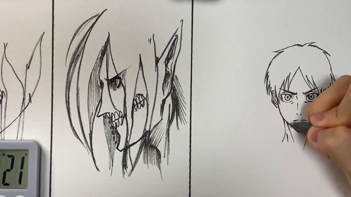ผ่าพิภพไททันสปีดวาด丨KTB_art