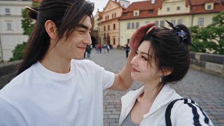 Mutual pursuit! Han Li and his senior sister’s day-and-night stroll through Prague [AI All-People Pr