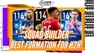 SQUAD BUILDER BEST PICK FORMASI 41212 | COCOK BUAT H2H DI RIVALS!! | FIFA MOBILE 21 INDONESIA