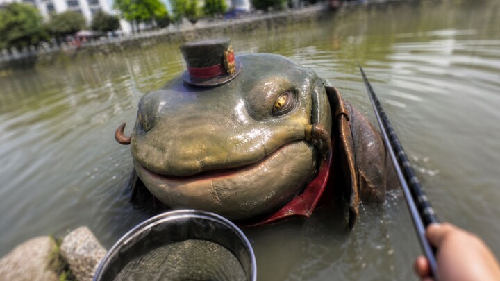 I actually reeled the River God in…