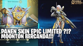 SUDAHKAN KALIAN CLAIM SKIN EPIC LIMITED DI BOX BATTLE NIGHT SKIN CHEST M4? MOBILE LEGENDS