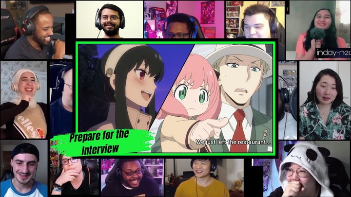 Prepare for the Interview || Spy x Family Episode 3  || Reaction Mashup