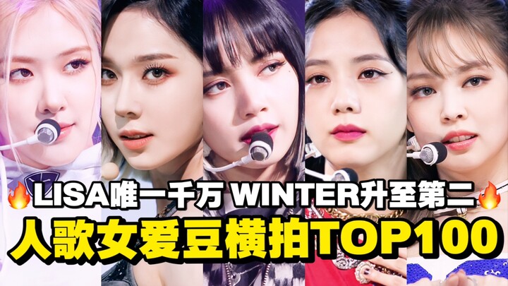 LISA độc nhất đạt 10 triệu! WINTER vươn lên vị trí thứ hai, bảng xếp hạng xáo trộn mạnh! Nhiều cây v